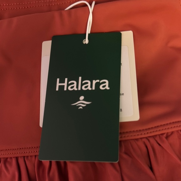 Elegant Women's Skirt Set - Black and Coral - Picture 2 of 3